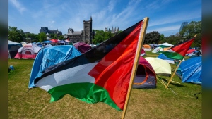 pro-Palestinian encampment U of T