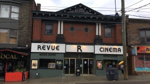 The Revue Cinema on Roncesvalles Avenue, is pictured in this image from September 2019. (Joshua Freeman /CP24)
