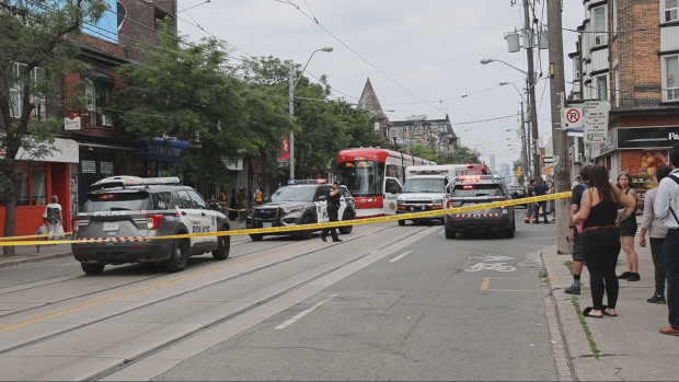 Parkdale streetcar collision 