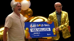 $66M lottery winner in Calgary
