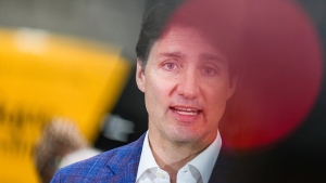 Justin Trudeau announces a federal investment of $33-million to support three community infrastructure projects in Montreal, Wednesday, July 3, 2024. THE CANADIAN PRESS/Christinne Muschi