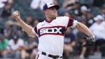 Chicago White Sox starting pitcher Ryan Burr (61) throws the ball against the Seattle Mariners during the first inning in the second baseball game of a doubleheader, Sunday, June, 27, 2021, in Chicago. THE CANADIAN PRESS/AP, David Banks