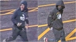 Two suspects are being sought by Toronto police in connection with an ongoing arson investigation. (Toronto Police Service)