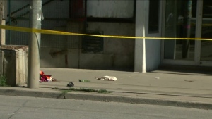 Victim critical after being shot in Leslieville