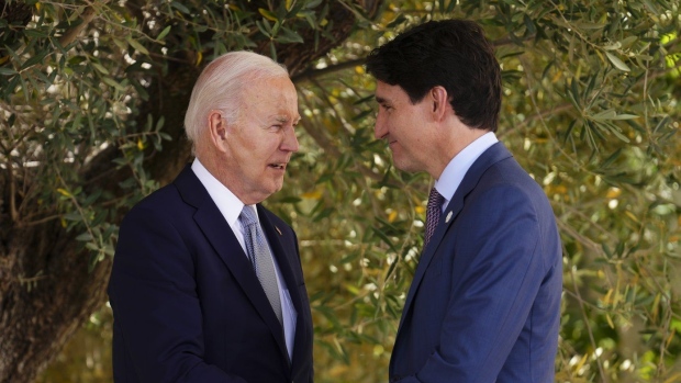 Justin Trudeau, Joe Biden
