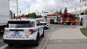 Mississauga pedestrian struck