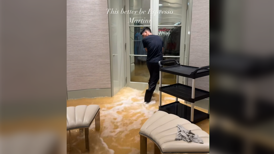 Drake mansion flood