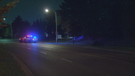 Police are on the scene of a fatal motorcycle crash in Scarborough on Saturday, July 20, 2024. (CP24)