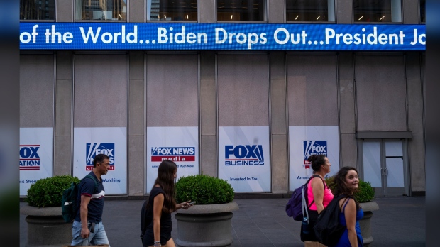 On a summer Sunday, Biden withdrew with a text statement. News outlets struggled for visuals