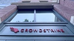 A Crowdstrike office is shown in Sunnyvale, Calif., on Friday, July 19, 2024. (AP Photo/Haven Daley)