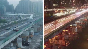 Gardiner Expressway Time-lapse over a couple of months, July 24th,2024 (CP24.com)