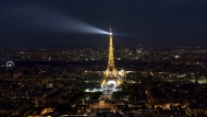 The Eiffel Tower is seen from the Montparnasse tower observation deck ahead of the 2024 Summer Olympics, Tuesday, July 23, 2024, in Paris. THE CANADIAN PRESS/AP/David Goldman