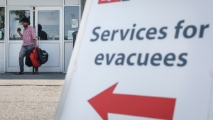 wildfire evacuees, Jasper