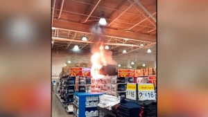 Walmart closed after suspected arson