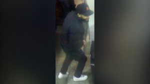 Police say the man in the photo is wanted in connection with a suspected hate-motivated assault in Etobicoke. (Toronto Police Service)