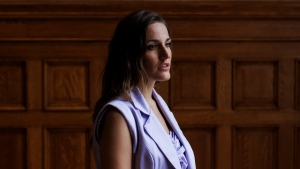 Cait Alexander, an advocate for sex assault survivors is photographed at Queen's Park in Toronto, Wednesday, May 15, 2024. THE CANADIAN PRESS/Cole Burston