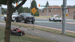 Motorcycle crash