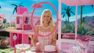 This image released by Warner Bros. Pictures shows Margot Robbie in a scene from "Barbie." (Warner Bros. Pictures via AP)