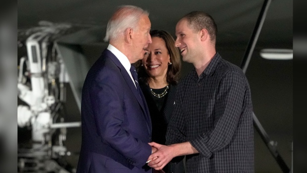 Joe Biden, Kamala Harris, Evan Gershkovich