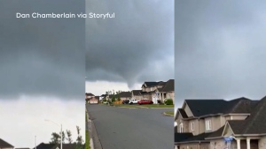 Possible tornado spotted in Fort Erie, Ont.