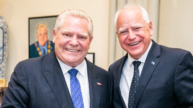 Doug Ford and Tim Walz