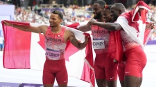 Canada men's 4x100 team