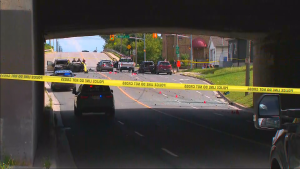 Durham police are investigating a multi-vehicle collision in Oshawa that left one person dead on Saturday, Aug. 10, 2024. (CTV News Toronto)