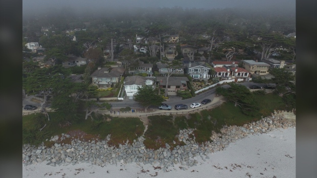 Homes are seen in Carmel-By-The-Sea, Calif., Tuesday, July 23, 2024. (AP Photo/Godofredo A. Vásquez)