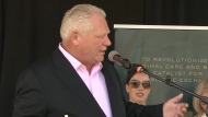 Doug Ford comments on new animal hospital and overflow. August 14, 2024