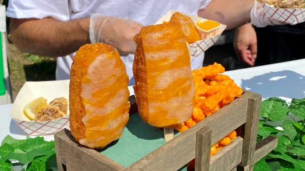 CNE Food: Mac & Cheetos Popsicle