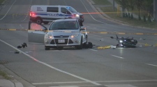 car, motorcycle, mississauga, collision