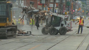 Toronto building demolition