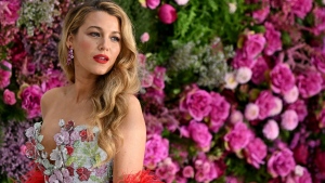 Blake Lively at a screening for "It Ends with Us" in London on August 8. (Justin Tallis/AFP/Getty Images via CNN Newsource)