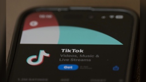 TikTok download screen