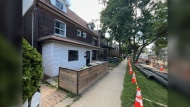 Metrolinx will be “acquiring” 25 homes on the east side of Pape Avenue between Langley and Riverdale avenues for the construction of the Ontario Line. (Mike Walker/CTV News toronto)