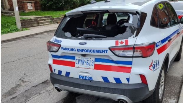 Shattered TPS parking cruiser