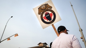 Teamster picket line