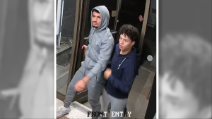 Hamilton police release images of two suspects wanted in connection with two armed robberies. (Hamilton Police Service)