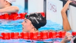 Aurelie Rivard competes in the women’s 50m Freestyle S10 Final at the 2024 Paralympic Games in Paris, France on August 29, 2024. Aurelie Rivard didn't get the gold, and saw her world record get beaten. But winning a career 11th Paralympic medal with a performance she can be proud of was enough for the star swimmer.THE CANADIAN PRESS/HO-CANADIAN PARALYMPIC COMMITTEE, Angela Burger