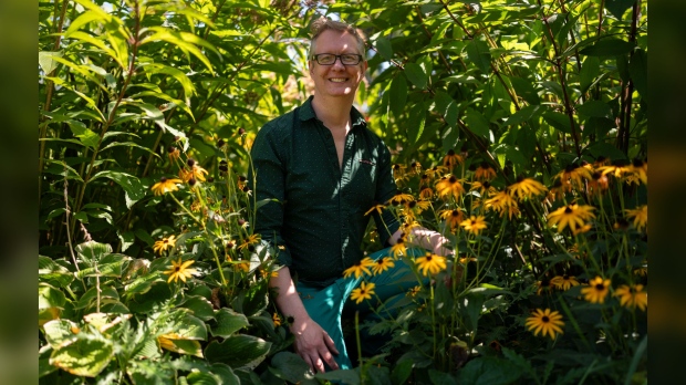 Guerrilla gardener Eric Boyd