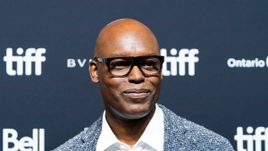 TIFF CEO Cameron Bailey poses for a photo on the red carpet during the Toronto International Film Festival in Toronto, on Saturday, Sept. 9, 2023. THE CANADIAN PRESS/Spencer Colby