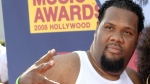 DJ Fatman Scoop arrives at the 2008 MTV Video Music Awards held at Paramount Pictures Studio Lot in Los Angeles on Sunday, Sept. 7, 2008. (AP Photo/Chris Pizzello, File)