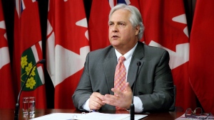 Ontario ombudsman Paul Dube is seen at the legislature in Toronto on April 20, 2017. Dube is launching an investigation into the practice of child welfare agencies placing children and teens in hotels, motels, offices and trailers. THE CANADIAN PRESS/Colin Perkel