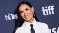 Demi Moore arrives on the red carpet for the premiere of "The Substance" at the Royal Alexandra Theatre, during the Toronto International Film Festival, in Toronto on Thursday, Sept. 5, 2024. THE CANADIAN PRESS/Cole Burston