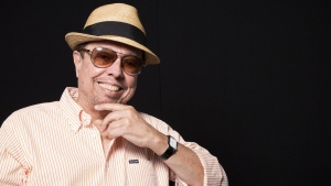 FILE - Sergio Mendes stands for a portrait in Los Angeles on Aug. 27, 2014. (Photo by Omar Vega/Invision/AP, File)