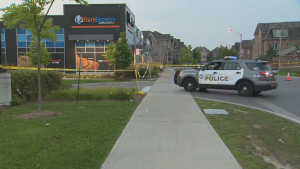 Toronto police are on the scene of a shooting near Weston and Sheppard on Tuesday, Aug. 27, 2024. (CP24)