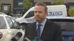 Det. Sgt. Brandon Price provides an update on the city's 58th homicide of the year on Saturday, Sept. 7, 2024. (CP24)