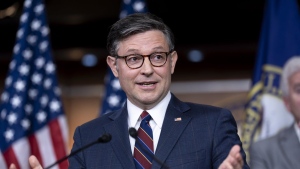 Speaker of the House Mike Johnson, R-La., speaks at the Capitol in Washington, July 23, 2024. (AP Photo/J. Scott Applewhite, File)