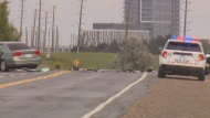 One person has died and two others have been injured following a two-vehicle collision in Brampton on Sept. 8.