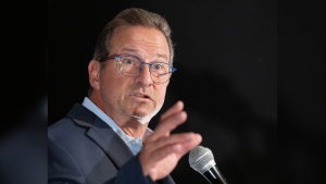 Bloc Québécois leader Yves-Francois Blanchet speaks to the media on Wednesday, July 31, 2024 in Montreal. THE CANADIAN PRESS/Ryan Remiorz